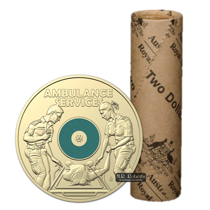 $2 2021 Australian Ambulance Services Mint Roll