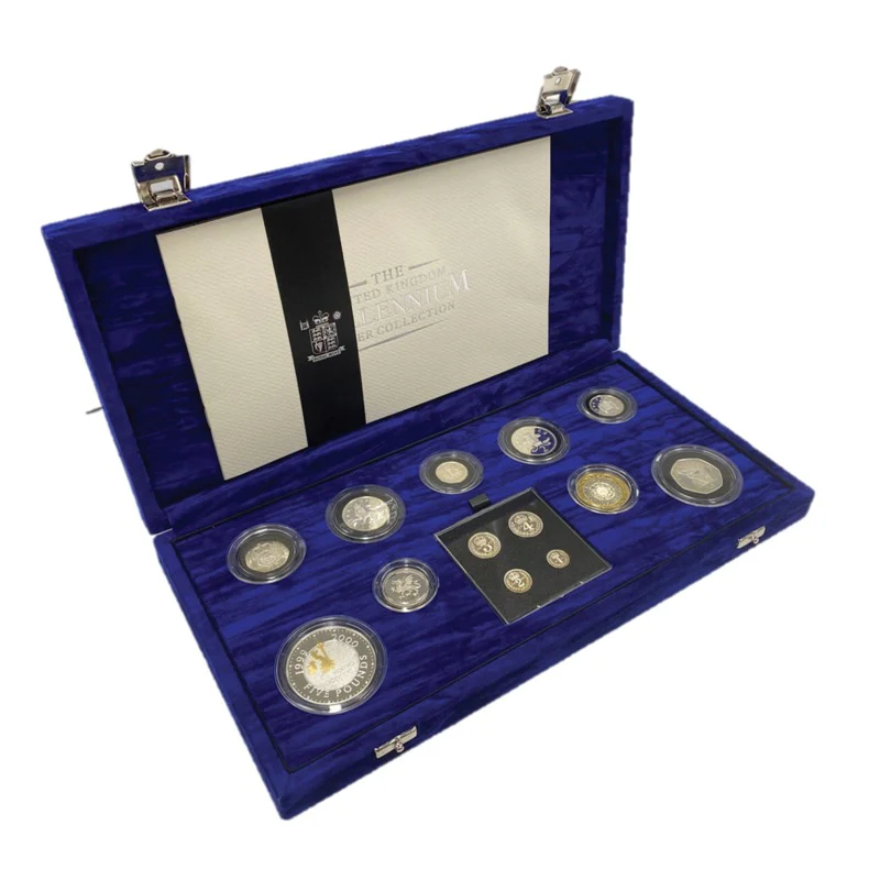 Great Britain 2000 Millennium 13 Coin Silver Collection - Image 2