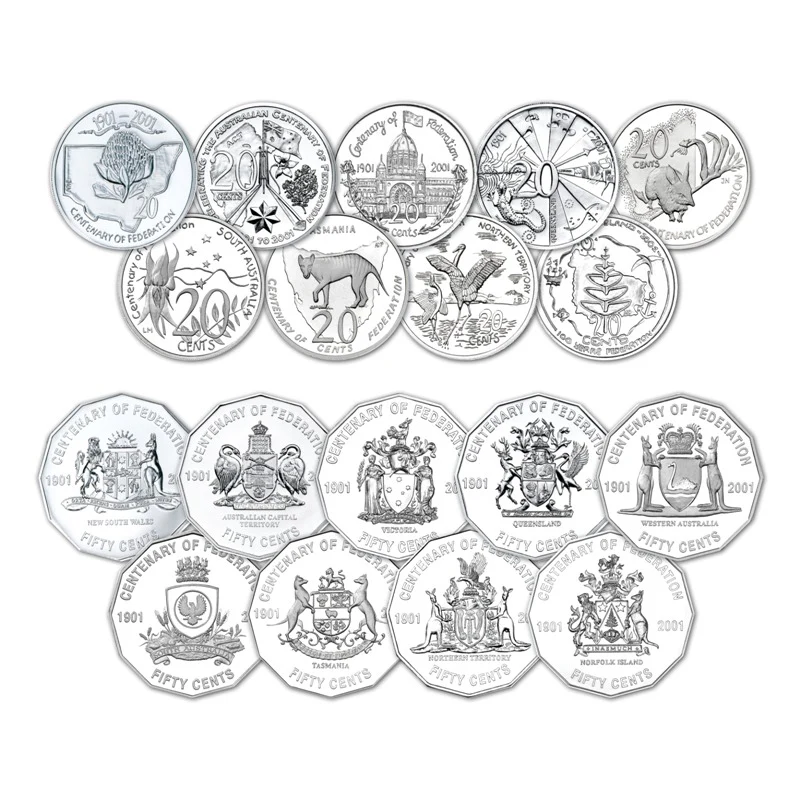 2001 Centenary of Federation 20 Coin Proof Set - Image 2