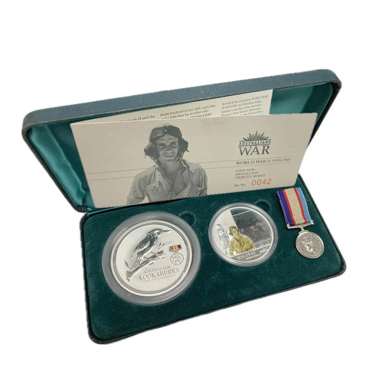 2003 Kookaburra 2oz Silver UNC - WWII Coin & Medallion Tribute Series