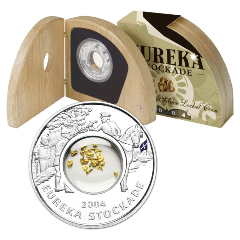 2004 Eureka Stockade Silver Locket Coin
