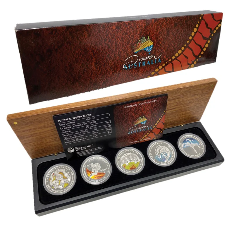 2009 Discover Australia 5 Coin 1oz Silver Proof Set - Image 2