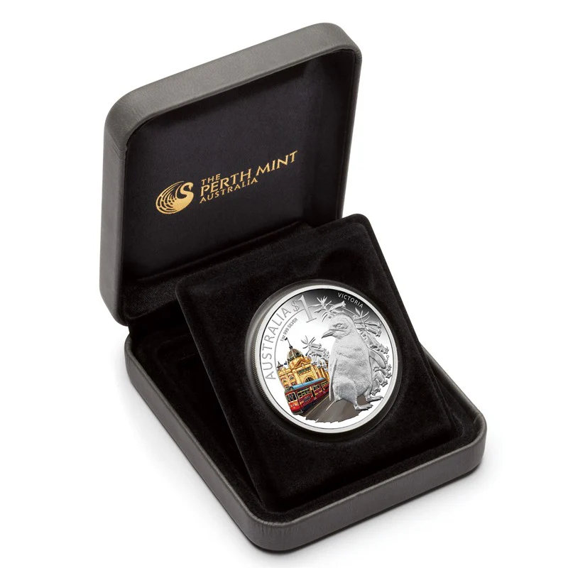 2010 $1 Celebrate Australia ANDA 1oz Silver Proof - Victoria - Image 4