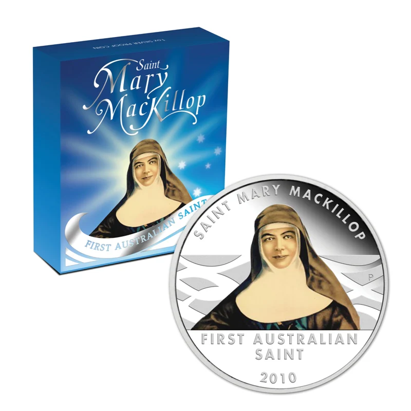 2010 Saint Mary MacKillop 1oz Silver Proof