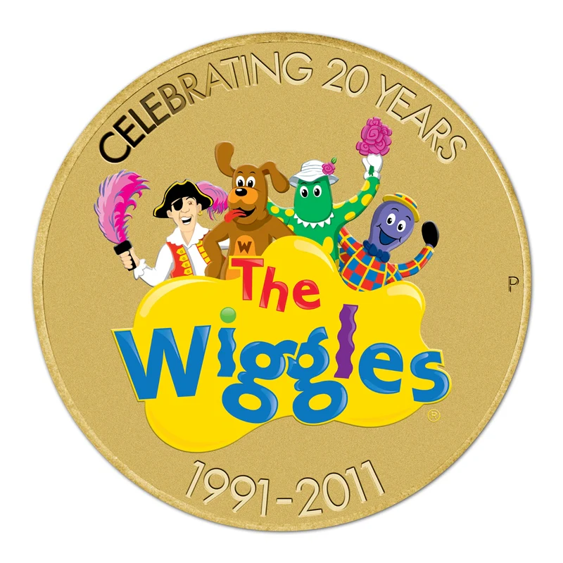 2011 Wiggles Characters - Yellow Guitar $1 UNC - Image 2