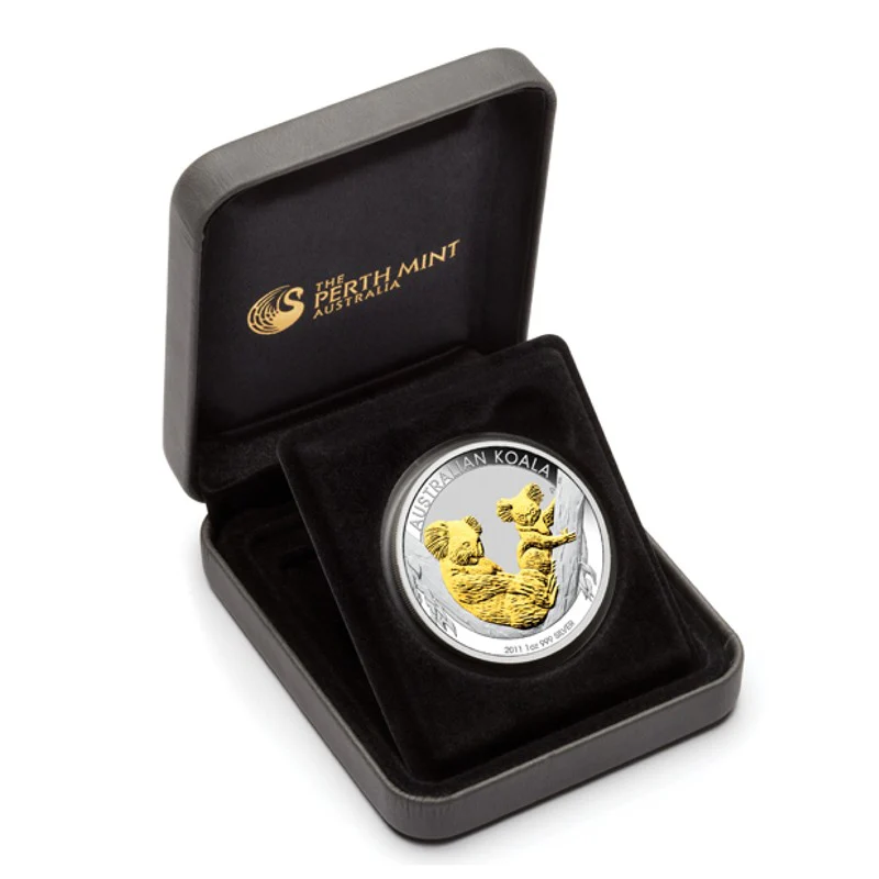 2011 Koala Gilded 1oz Silver - Image 4