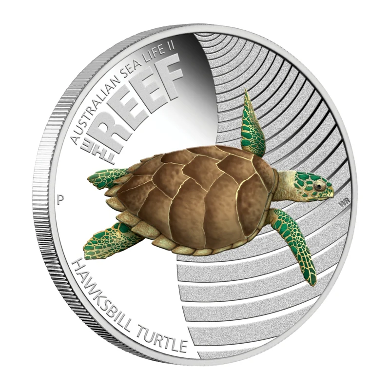 2011 Sealife Series II - Turtle 1/2oz Silver Proof - Image 2