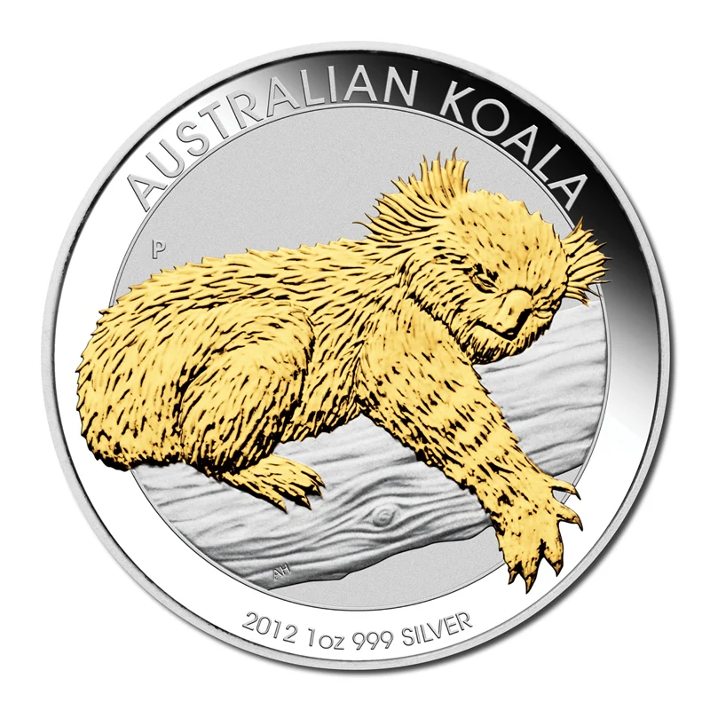 2012 Koala Gilded 1oz Silver - Image 2
