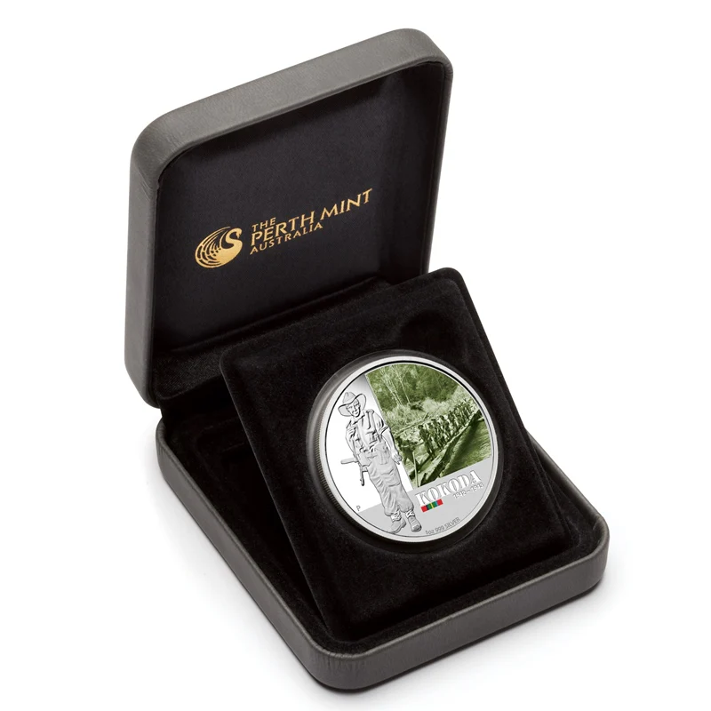 2012 Famous Battles - Kokoda 1oz Silver - Image 3