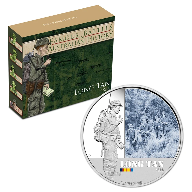 2012 Famous Battles - Long Tan 1oz Silver Proof