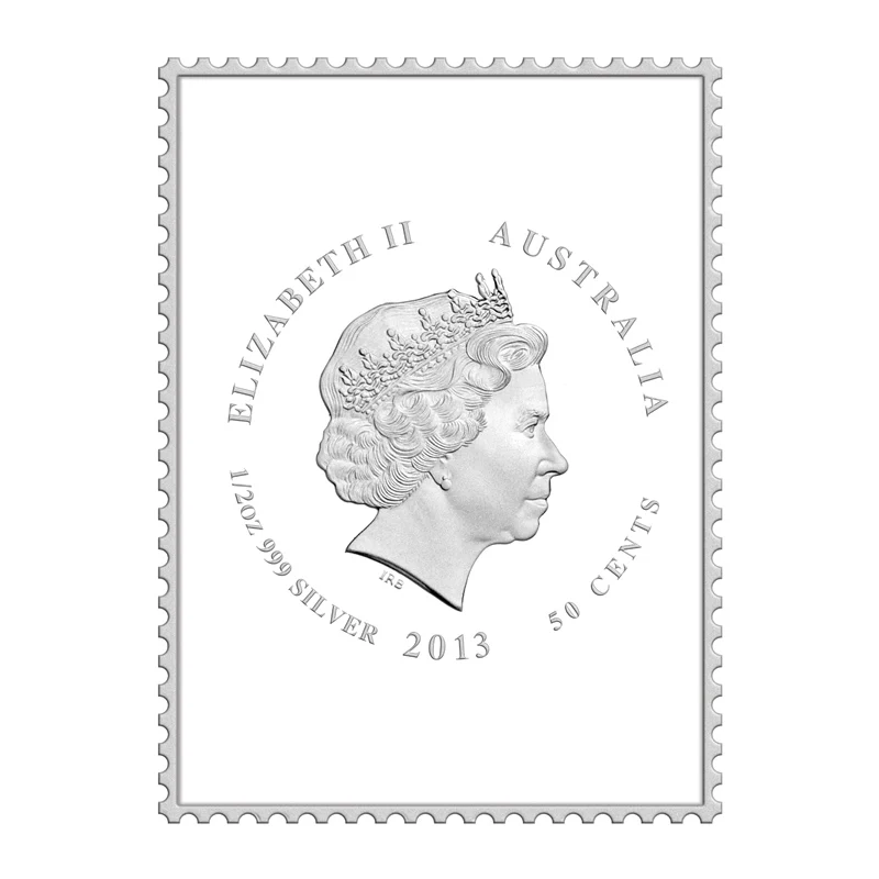 2013 Kangaroo and Map Stamp Coin Set - Image 3