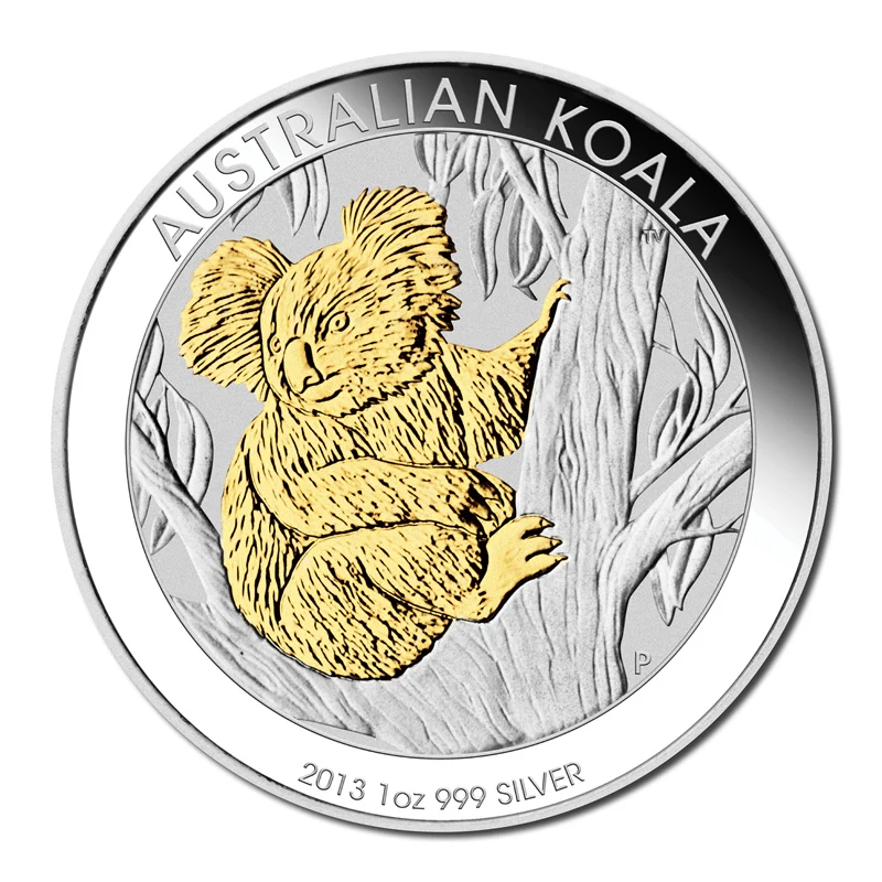 2013 Koala Gilded 1oz Silver - Image 2