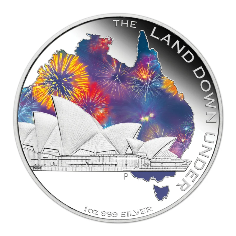 2013 Land Down Under - Landmarks 1oz Silver - Image 2