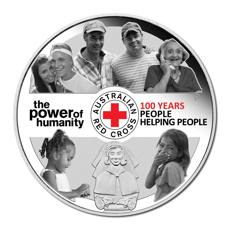 2014 Red Cross Centenary 1oz Silver Proof - Image 2