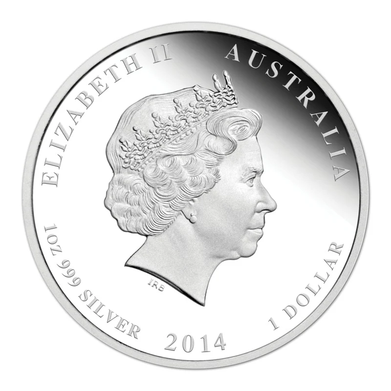 2014 Year of the Horse 1oz Silver Proof - Image 3