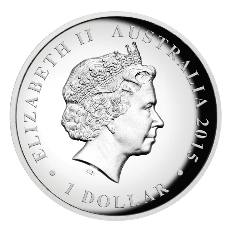 2015 25th Anniversary Kookaburra 1oz Silver Proof High Relief - Image 3
