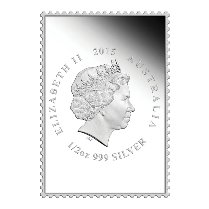 2015 ANZAC 1/2oz Coin & Stamp Set - Image 3