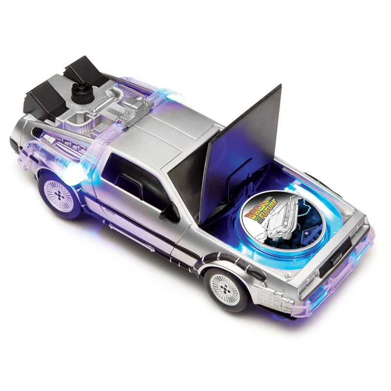 2015 Back to the Future Delorean 1oz Silver Coin - Image 4