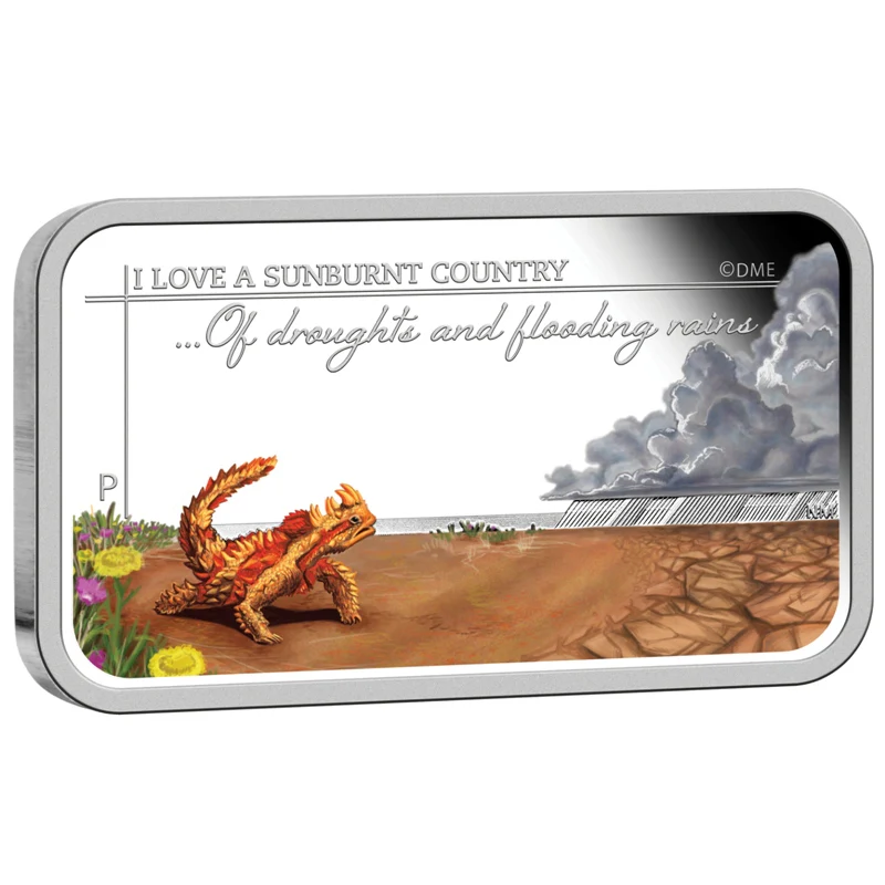 2015 Sunburnt Country 1oz Silver Rectangle Four Coin Set - Image 5
