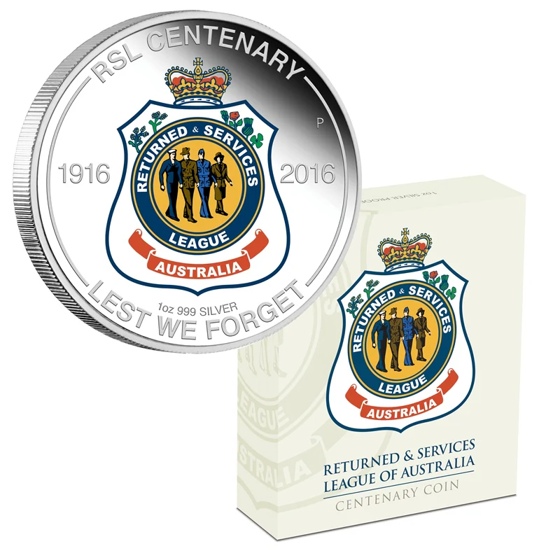 2016 RSL Centenary 1oz Silver Proof