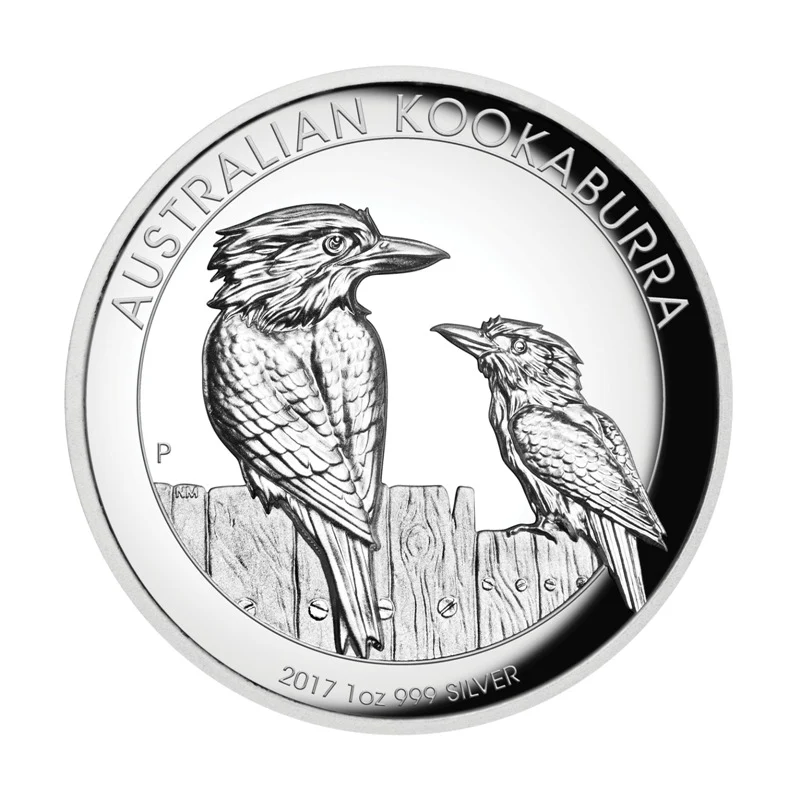 2017 Australian Kookaburra 1oz Silver Proof High Relief - Image 3