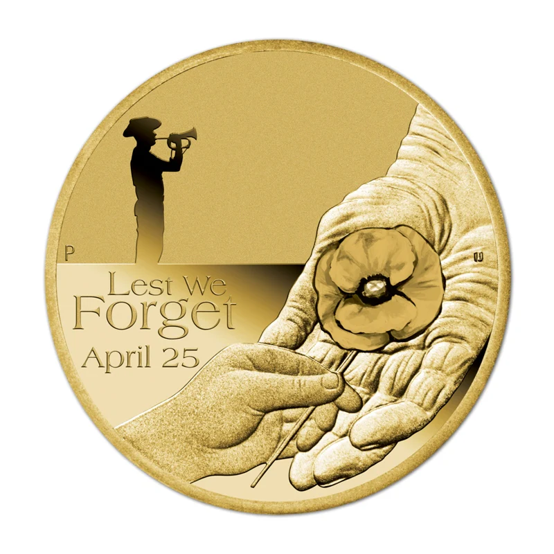 2018 $1 ANZAC Day - Lest We Forget UNC Coin - Image 2