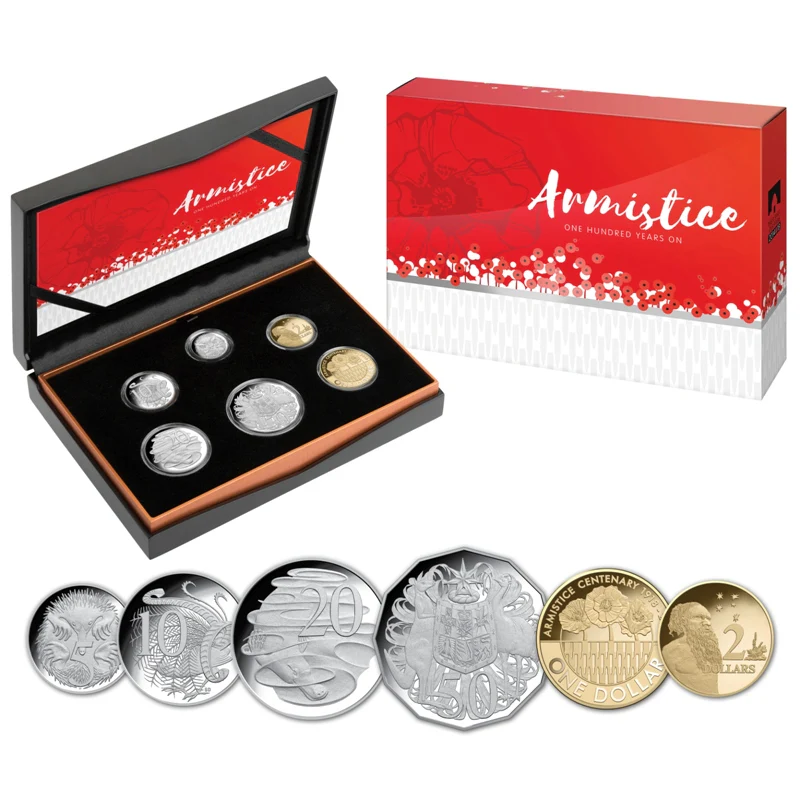 2018 6 Coin Proof Set - Armistice Centenary