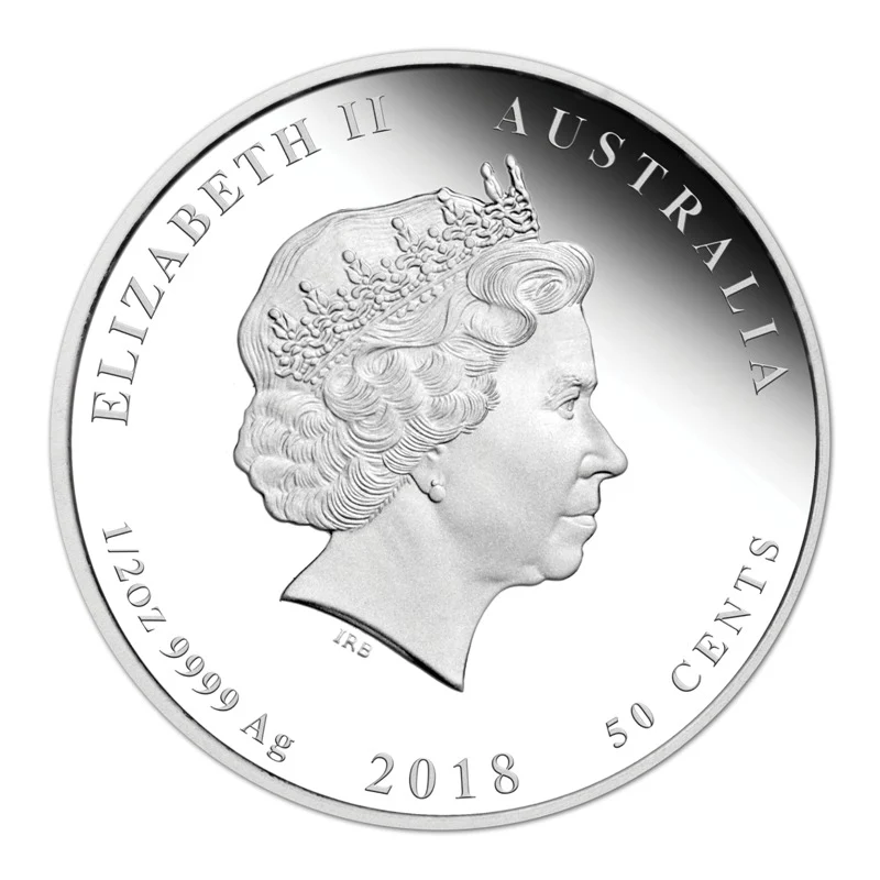 2018 Year of the Dog 1/2oz Silver Proof - Image 3