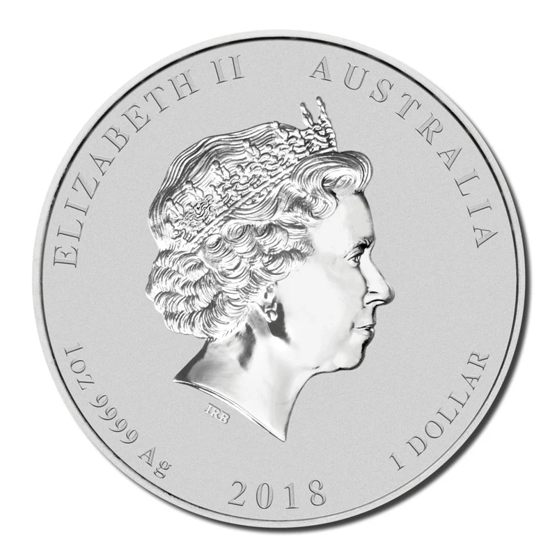 2018 Year of the Dog 1oz Silver UNC - Image 2