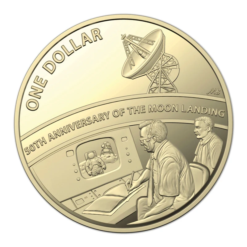 2019 6 Coin Proof Set - Moon Landing - Image 3