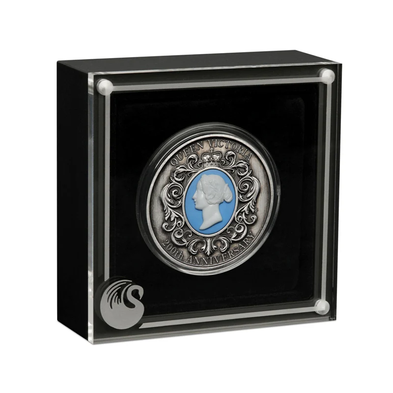 2019 Queen Victoria 200th Anniversary 2oz Silver Cameo - Image 4