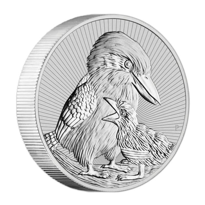 2020 Mother & Baby Kookaburra 2oz Silver Piedfort UNC