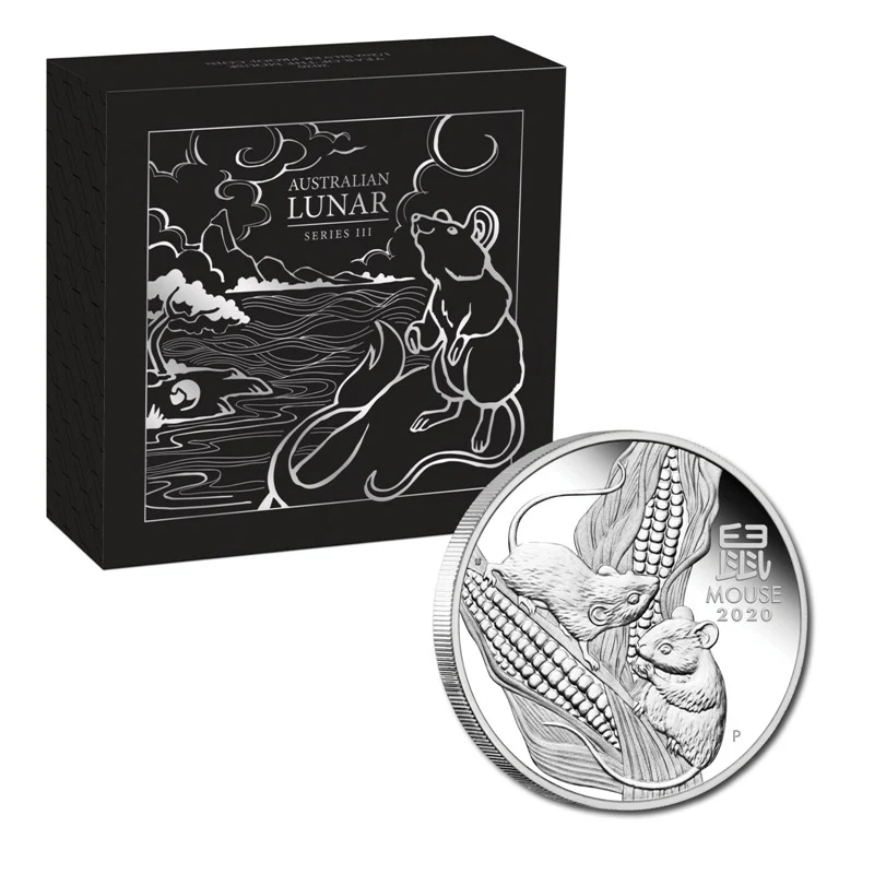 2020 Year of the Mouse 1/2oz Silver Proof