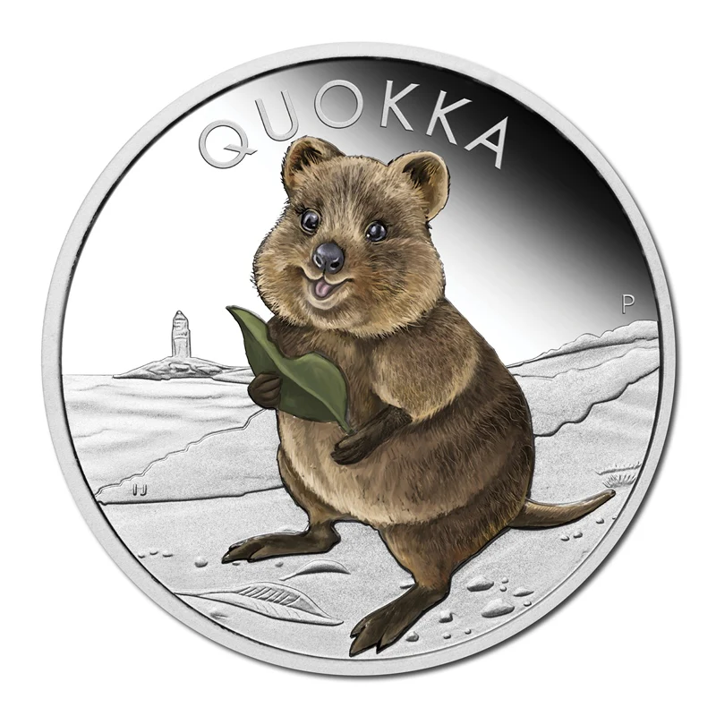 2021 Quokka 1oz Silver Coloured Proof - Image 2