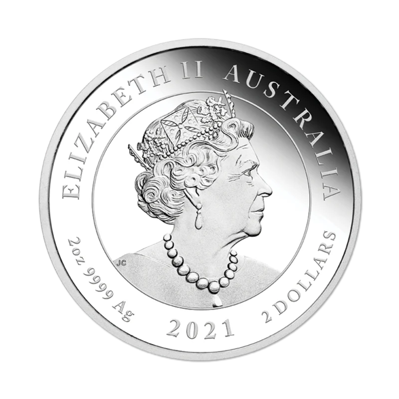 2021 Year of the Ox Coloured 2oz Silver Proof - Perth ANDA Expo - Image 4
