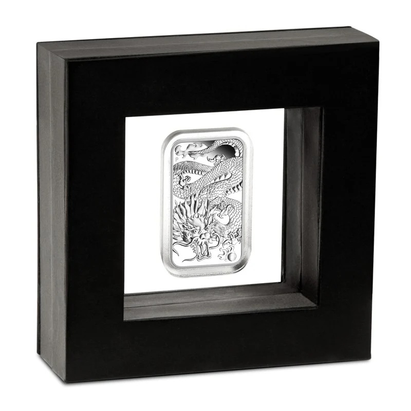 2022 Dragon Rectangular 1oz Silver Proof - Image 4