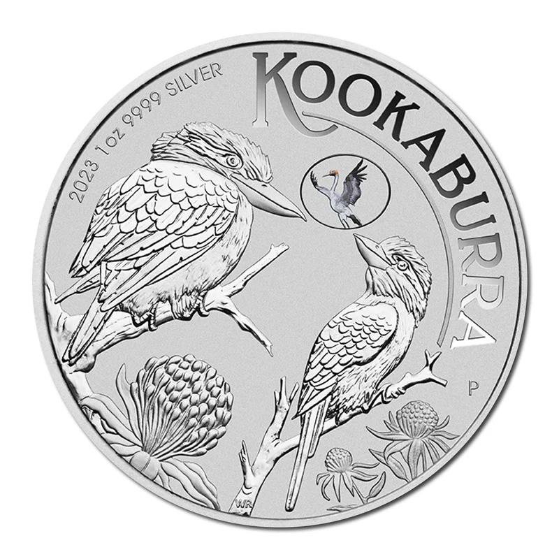 2023 Kookaburra 1oz Silver with Brolga Privy - ANDA Brisbane - Image 2