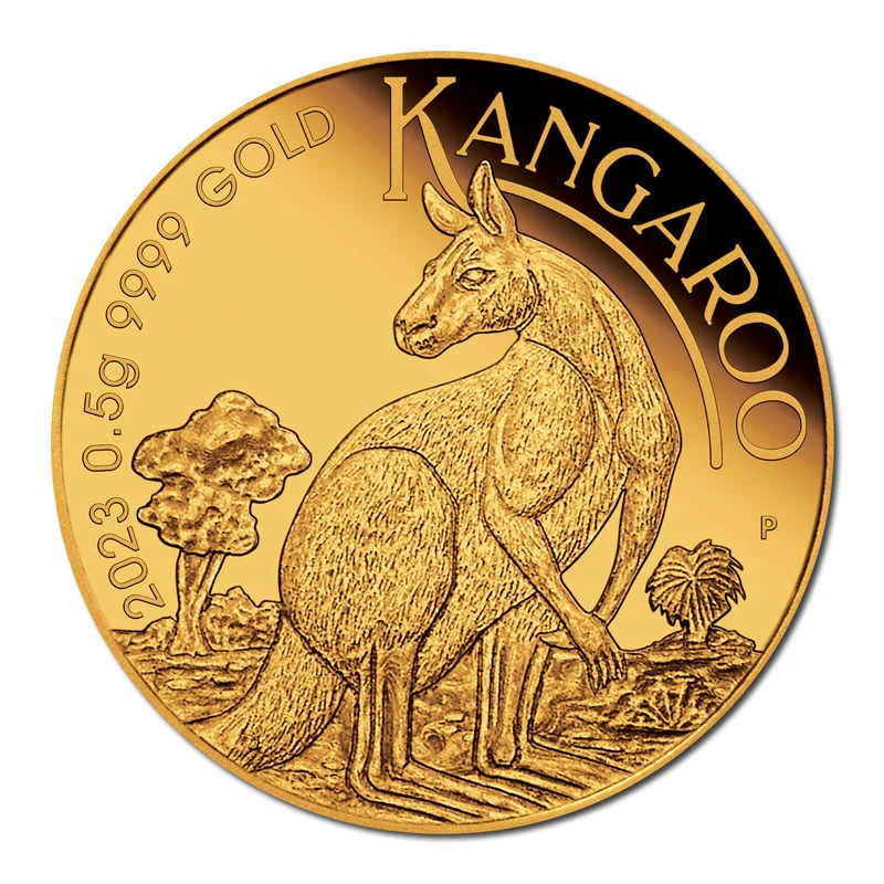 2023 Mini Kangaroo 0.5g Gold Proof Coin - Image 2