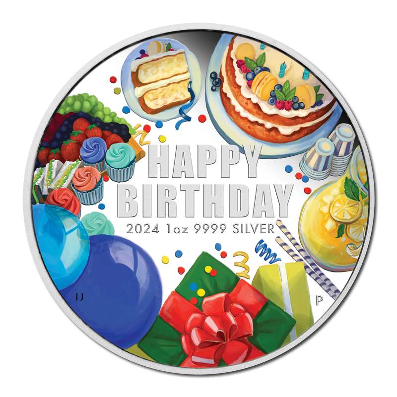 2024 Happy Birthday 1oz Silver Proof - Image 2