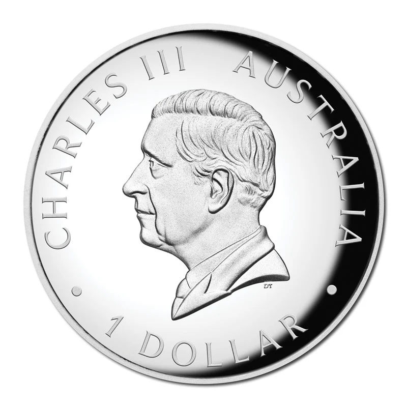 2024 Kangaroo 1oz Silver Colour High Relief - Image 3