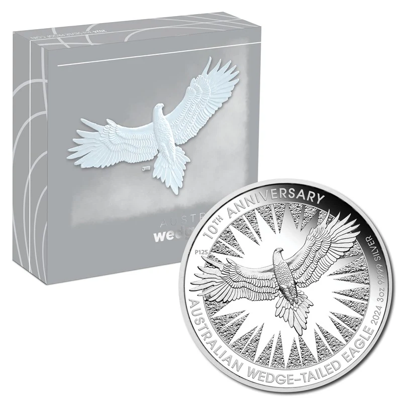 2024 Wedge-Tailed Eagle 3oz Silver Proof $3