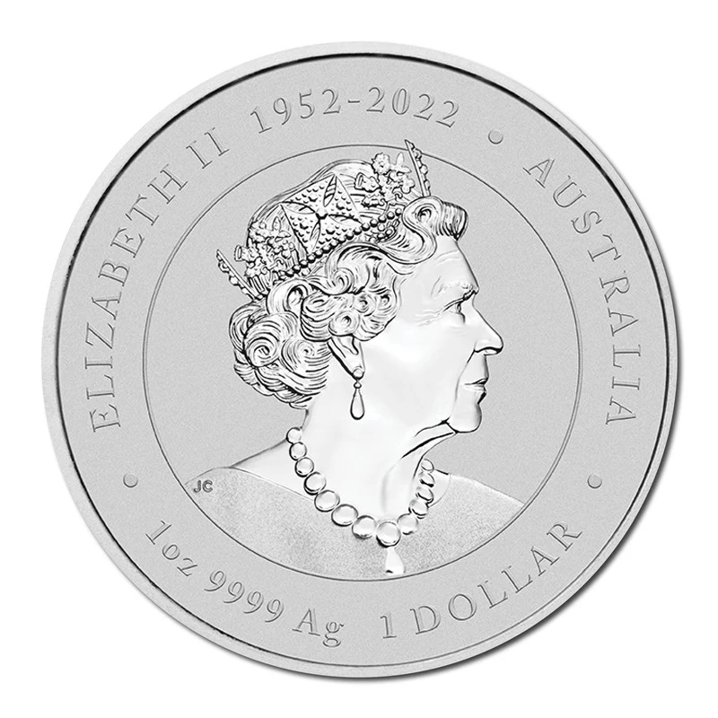 2024 Year of the Dragon 1oz Silver Teal Coloured Coin - ANDA Perth - Image 3