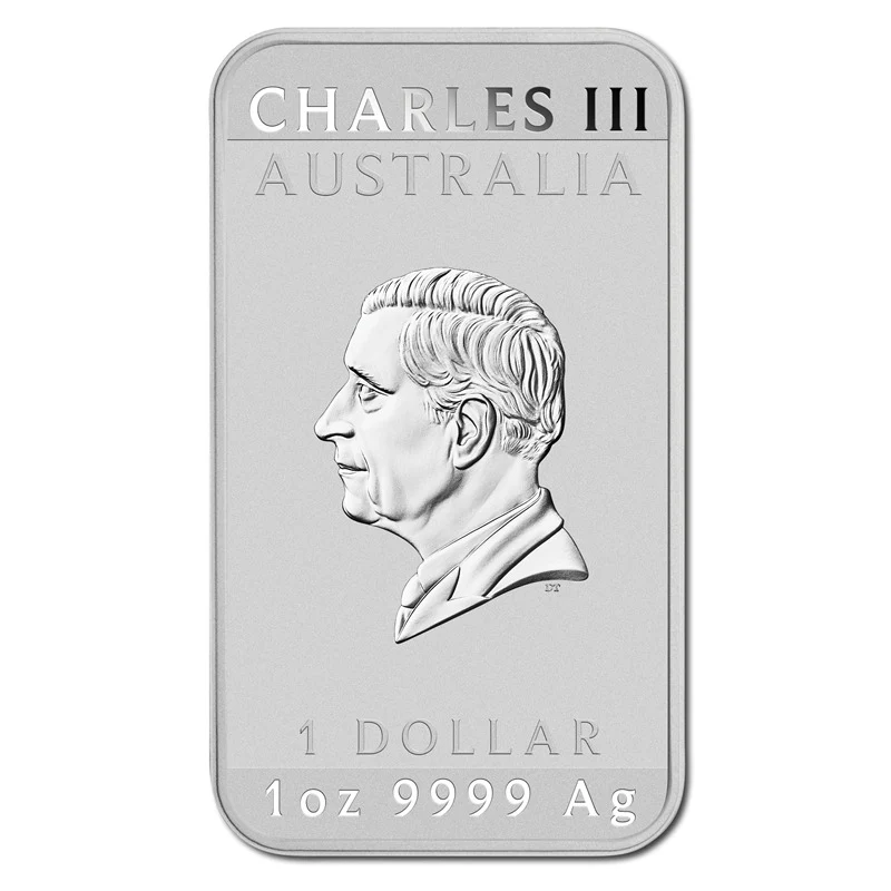 2025 Dragon 1oz Silver Rectangular Coin UNC - Image 2