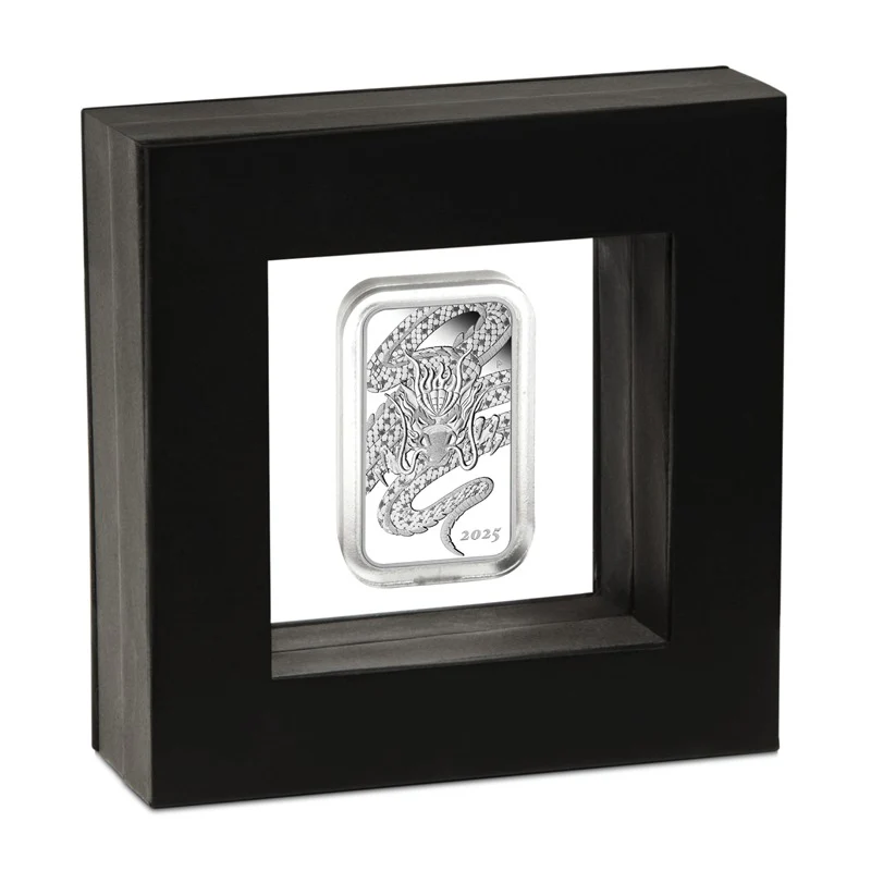 2025 Dragon Rectangular 1oz Silver Proof - Image 4