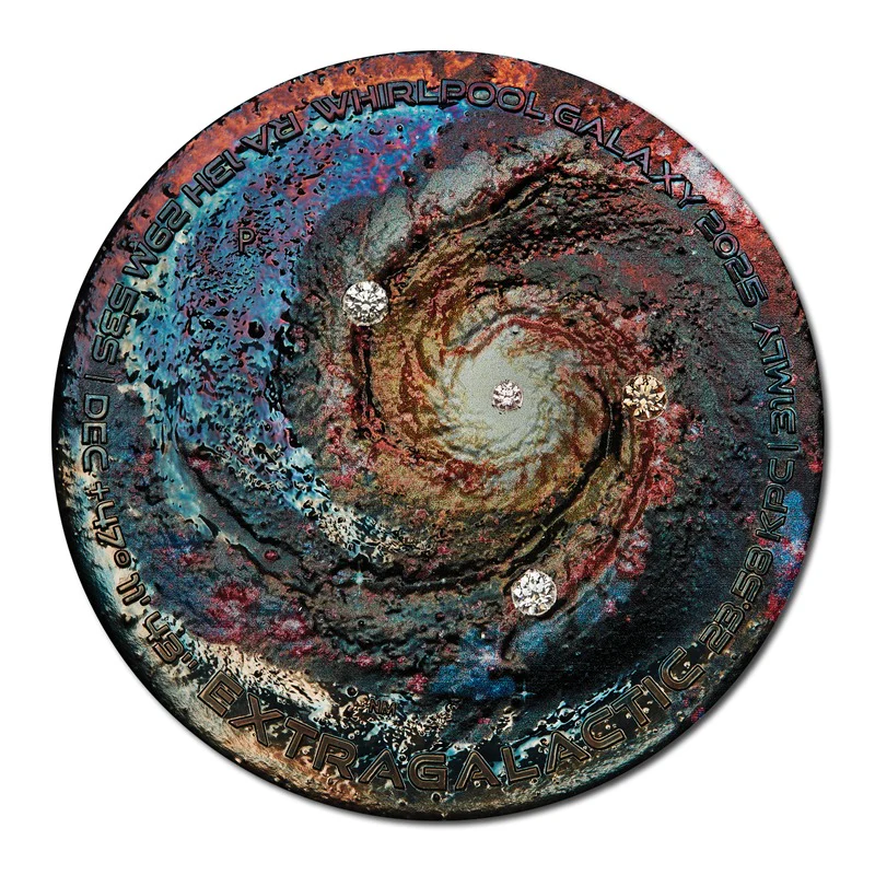 2025 Extragalactic 5oz Silver Patinaed Coloured Coin - Image 3