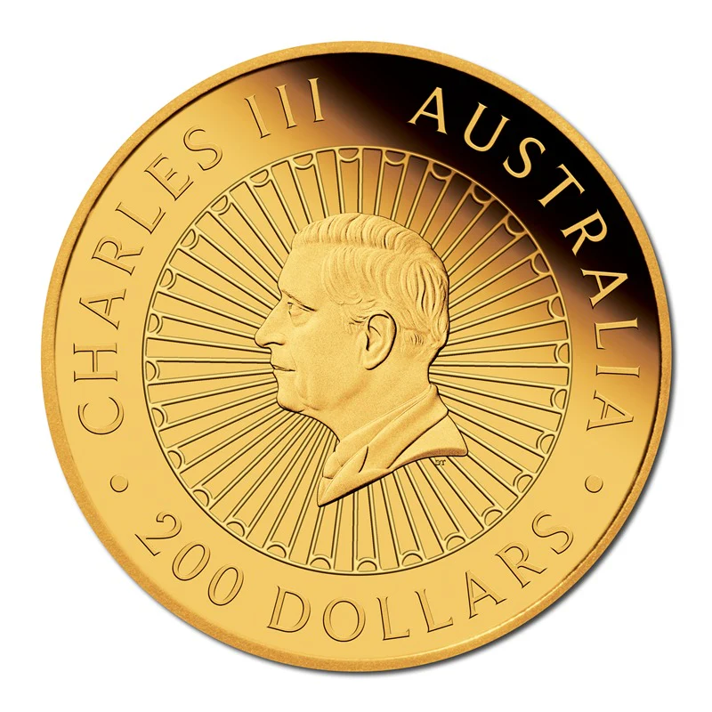 2025 Great Southern Land Blue Lepidolite 2oz Gold Proof - Image 4