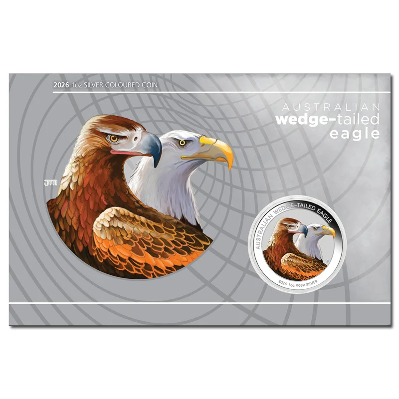 2026 Wedge-Tailed Eagle 1oz Silver Coloured