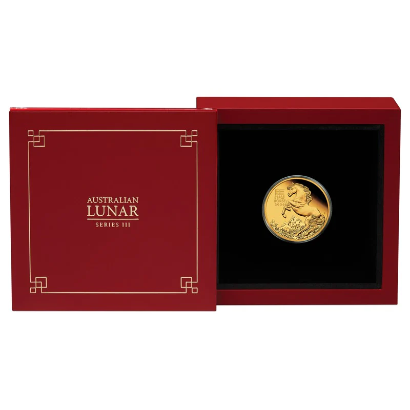 2026 Year of the Horse 1/4oz Gold Proof - Image 3