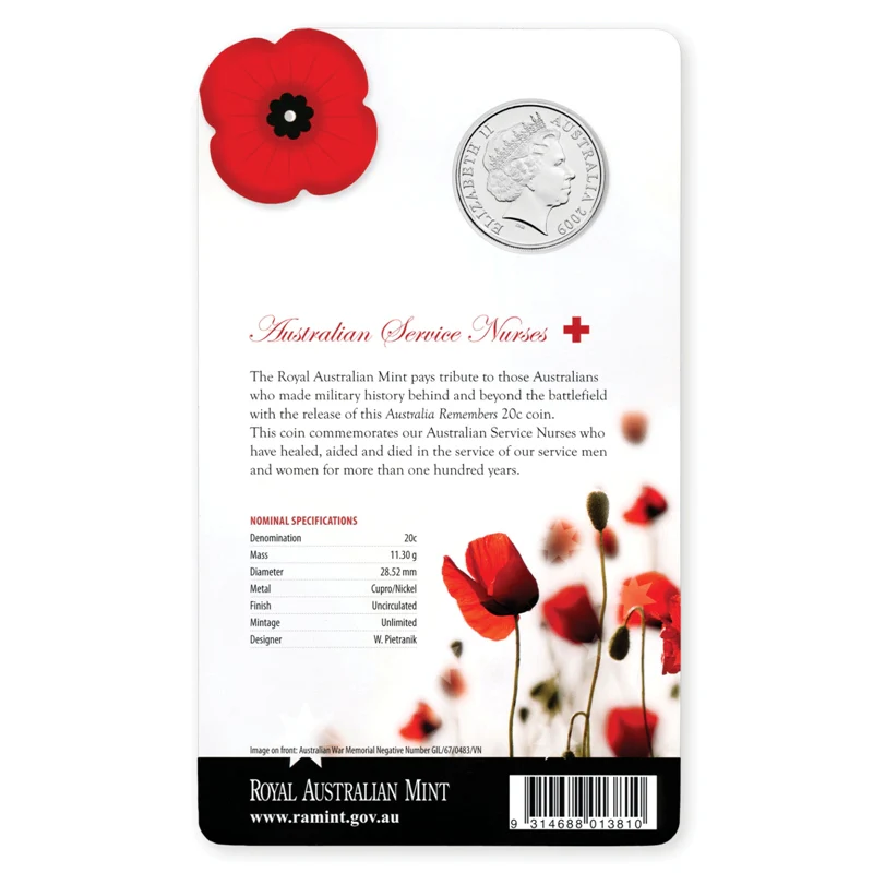 20c 2009 Service Nurses Carded - Image 3
