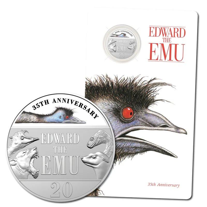 20c 2023 Edward the Emu 35th Anniversary UNC